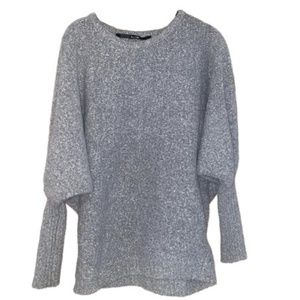 Kensie Boucle Dolman Sleeve Sweater Grey‎
